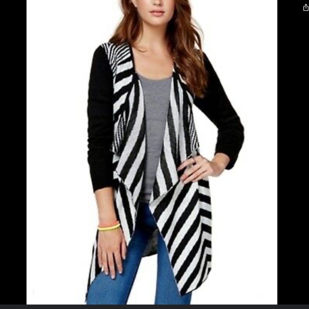 Material Girl Open Front Cardigan